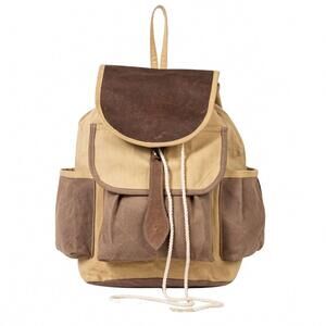 NEW MYRA BAGS women's chesternut journey backpack in beige